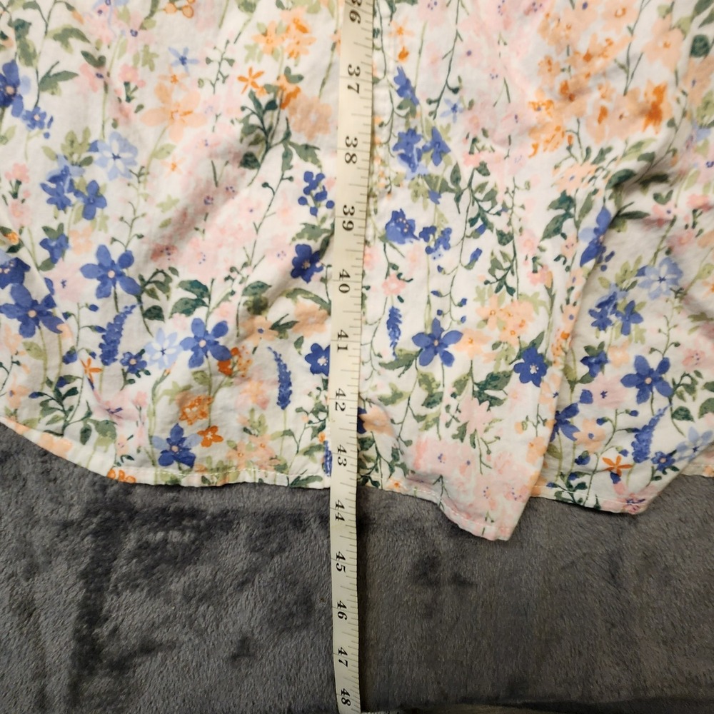 Tommy Hilfiger Womens Floral Midi Dress S Sleeveless Asymmetrical Neck Fit Flare - Picture 5 of 9